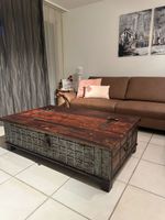Truhe Couchtisch Holz Vintage