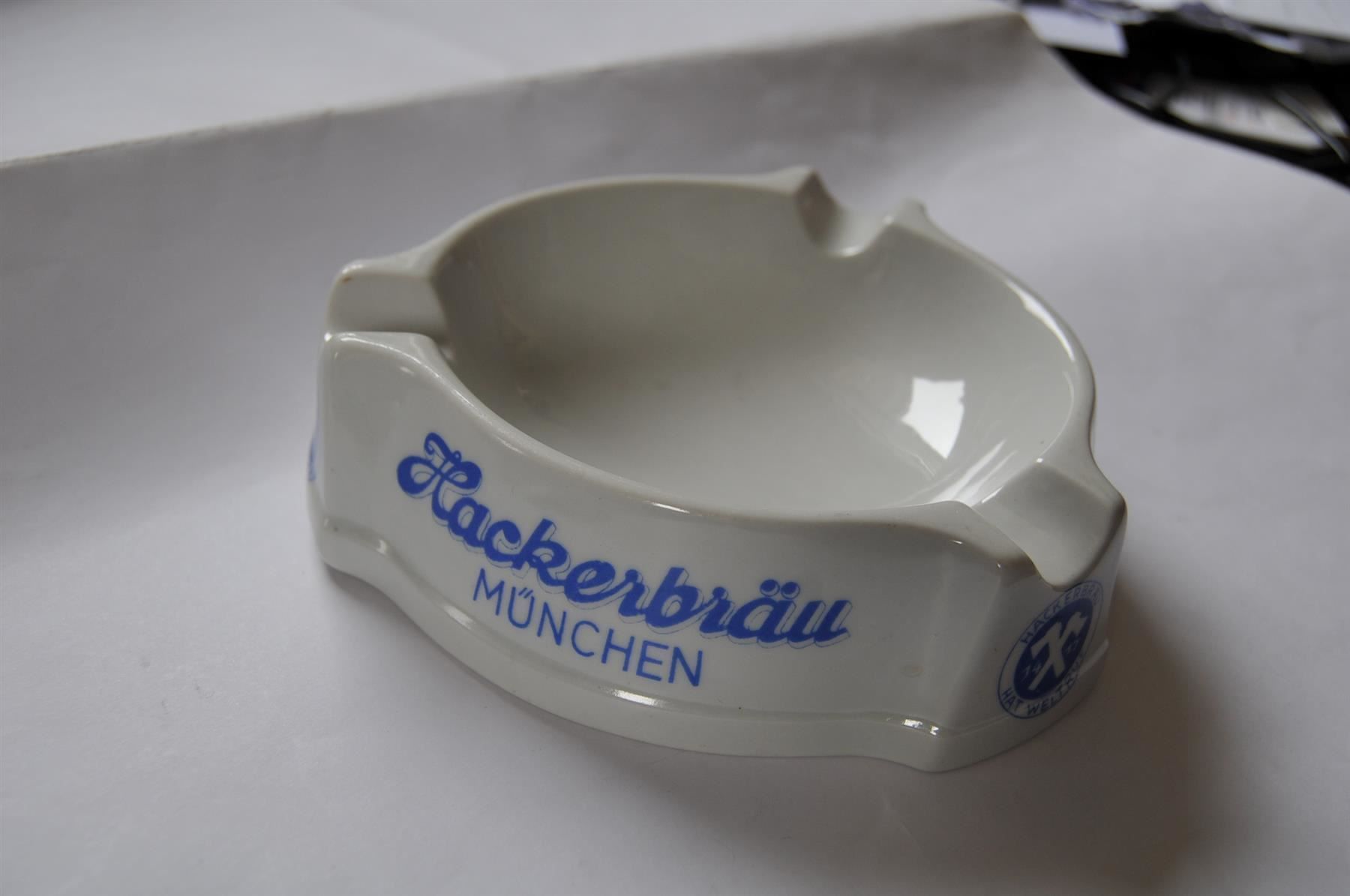 Portacenere: Aschenbecher Hackerbräu München antik – Usato da Schaffhausen venduto da rol_qx69 1