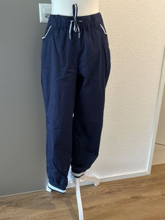 Leichte Stoffhose dunkelblau von bpc Gr. 42
