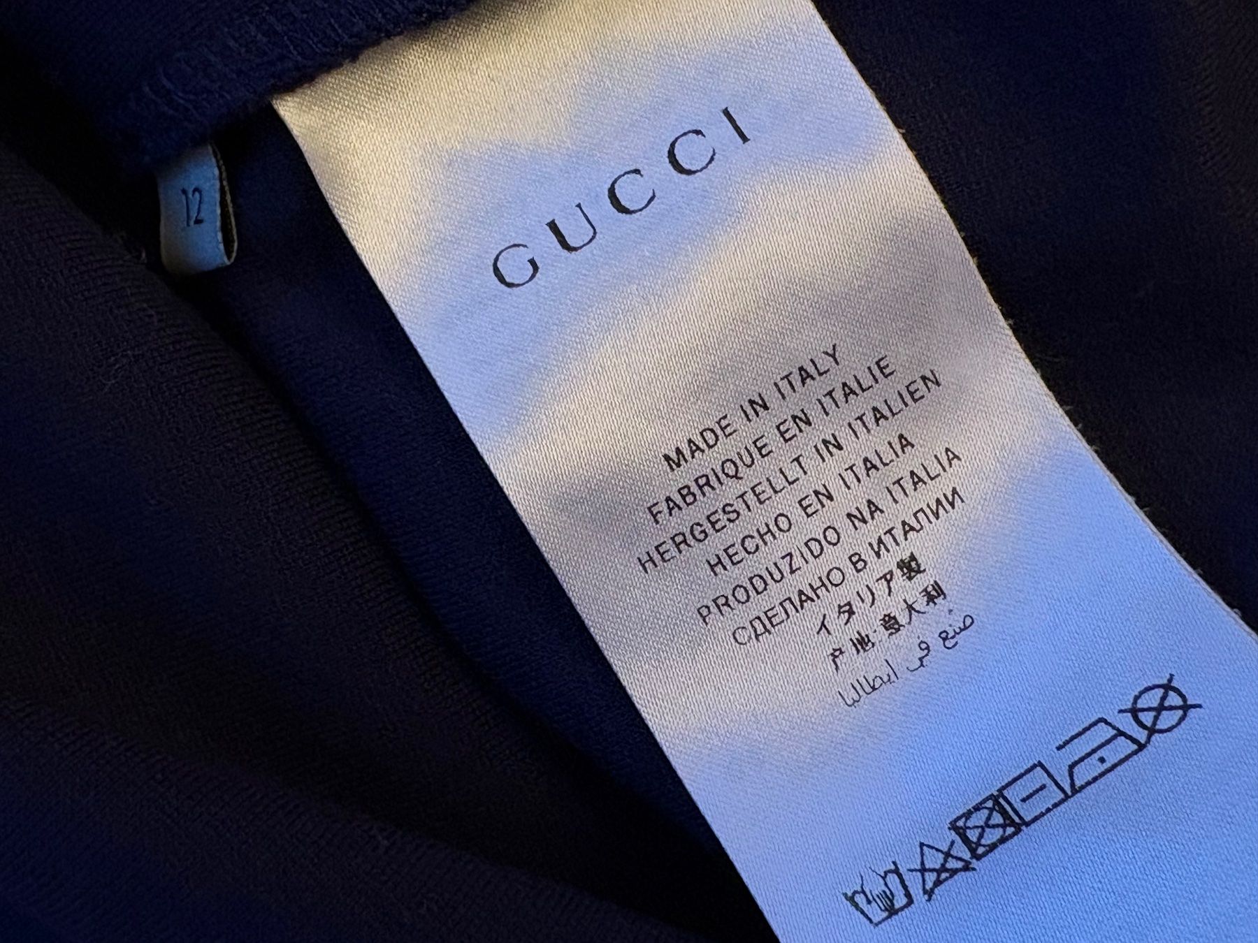 Gucci Vestiti & Gonne: Gucci, Kleid, 146, Jersey, dunkelblau – Usato da Zürich venduto da Pokimoki_1 6