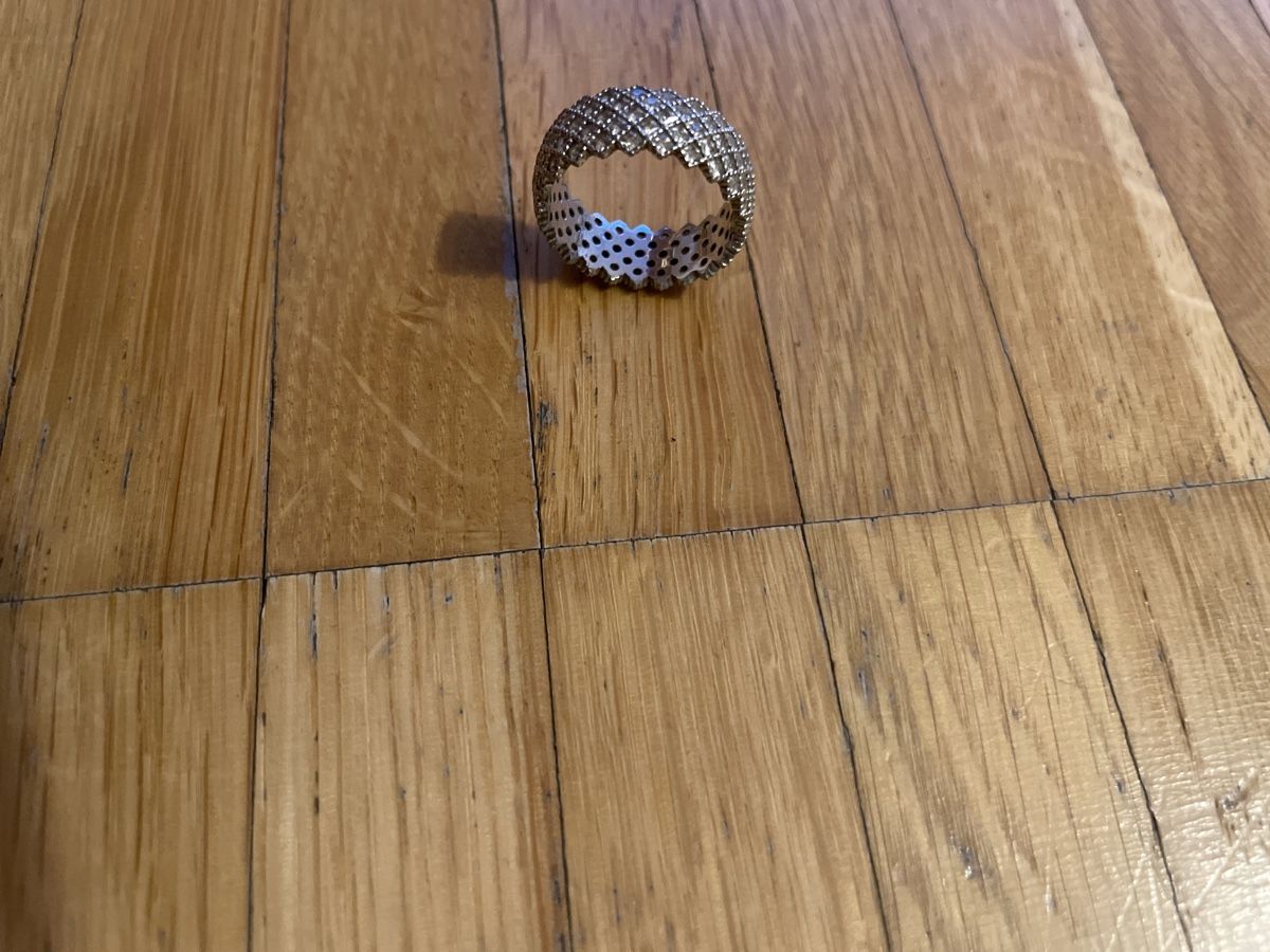 Anelli: Sparkling Pave Band silver Ring, size 51-52 – Usato da Neuchatel venduto da shi_9fzw 3