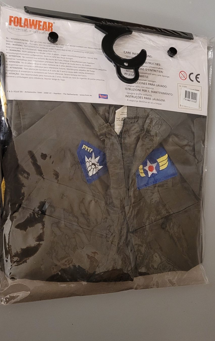 Kostüme: Pilot Kostüm Junge Grösse 3 bis 6 Jahre – Neu und originalverpackt aus Oberuzwil von aseinkaufswelt 1