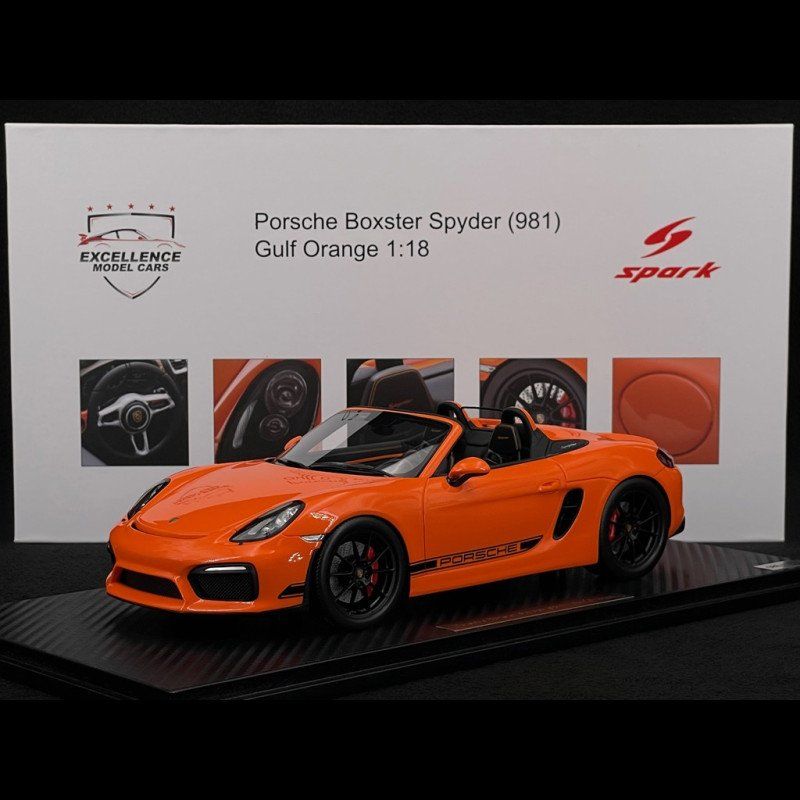 Porsche Modellautos: Porsche Boxster Spyder Type 981 "Nemo" 2016 1/18 Spark NEU – Neu und originalverpackt aus Oberrüti von tomluethi