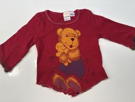 Rotes Myc Langarmshirt Gr. 86