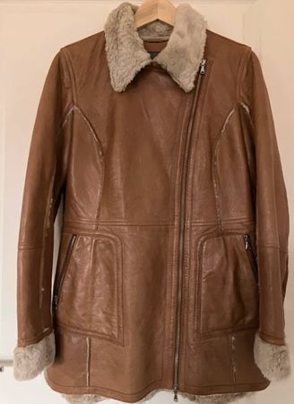 Lederjacke von Aust, Grösse 36