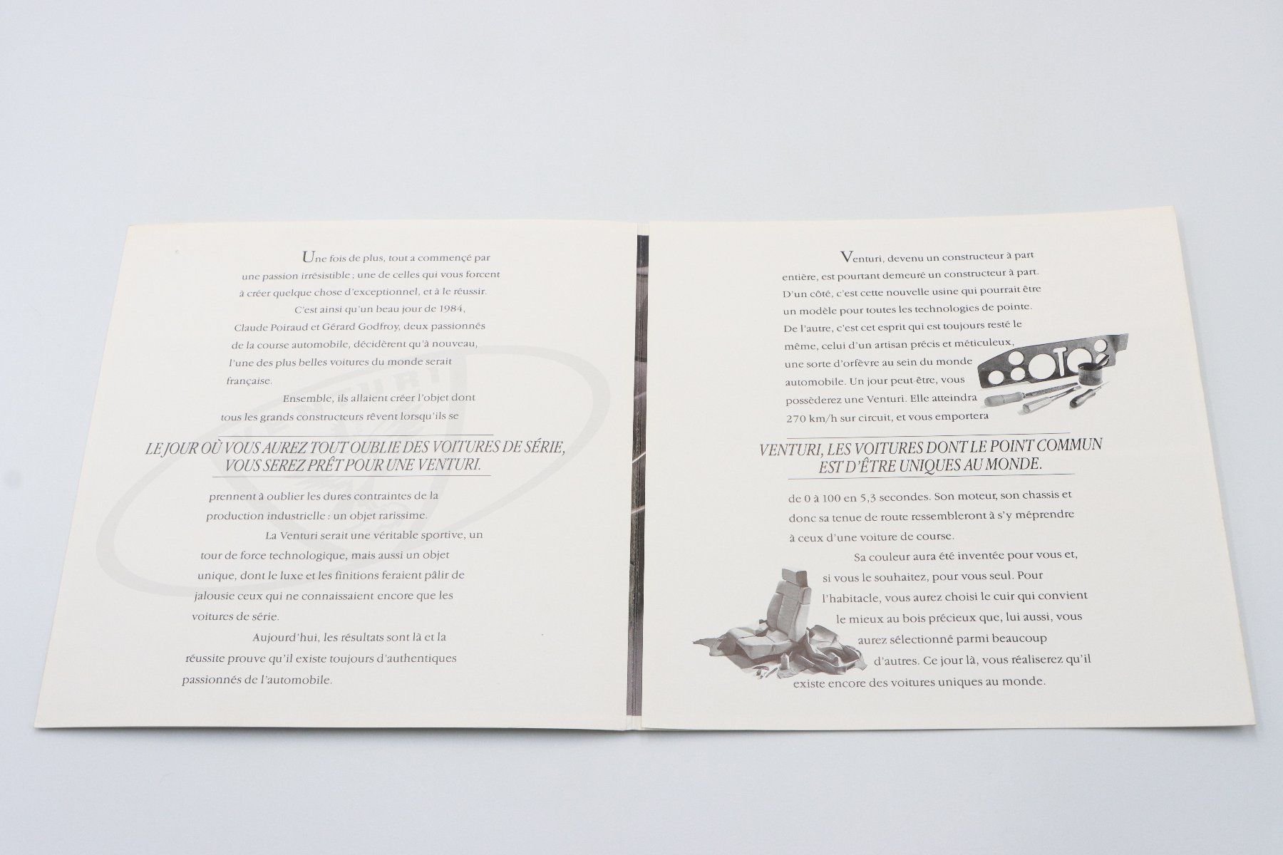 Documenti: Venturi 210 / 260 1991 Prospekt – Usato da Bühl b.Aarberg venduto da Collectorpassions 2