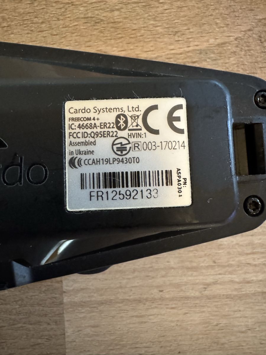 Cardo Kopfhörer: Cardo Freecom 4+ Kit Intercom  occassion – Gebraucht aus Les Mosses von lynel 3