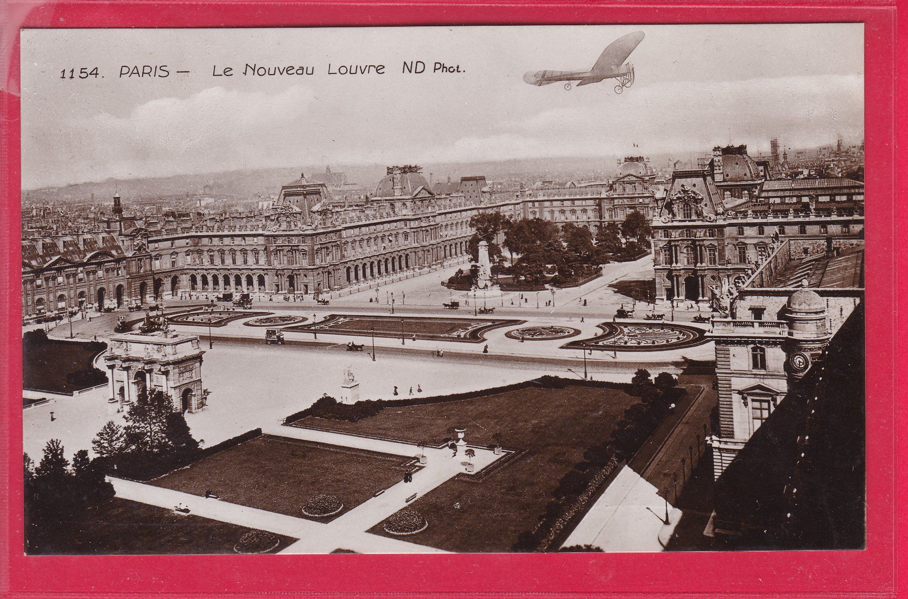 Cartoline postali: PARIS - LE NOUVEAU LOUVRE – Usato da Oberrieden venduto da Gebirgsstelze