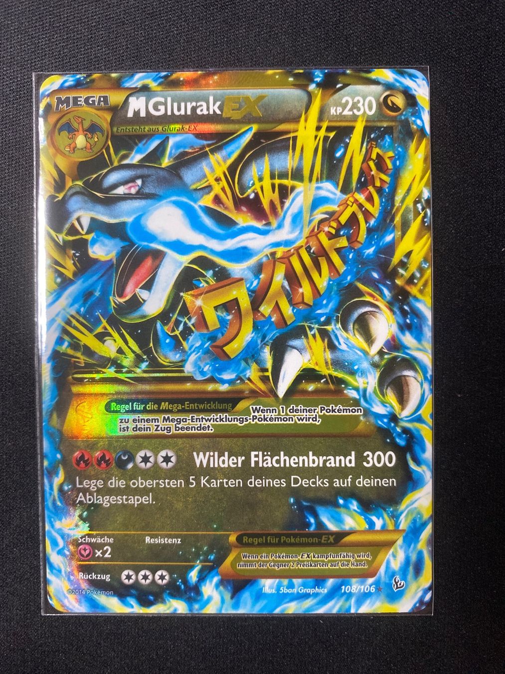 Pokémon Carte collezionabili: M Glurak EX 108 - Charizard - Secret Rare - Flashfire - DE – Nuovo (secondo la descrizione) da Hausen AG venduto da Shrade 1
