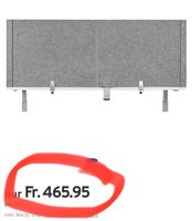neuer Schreibtisch-Akustik-Trennwand BE Safety Screen U-Form