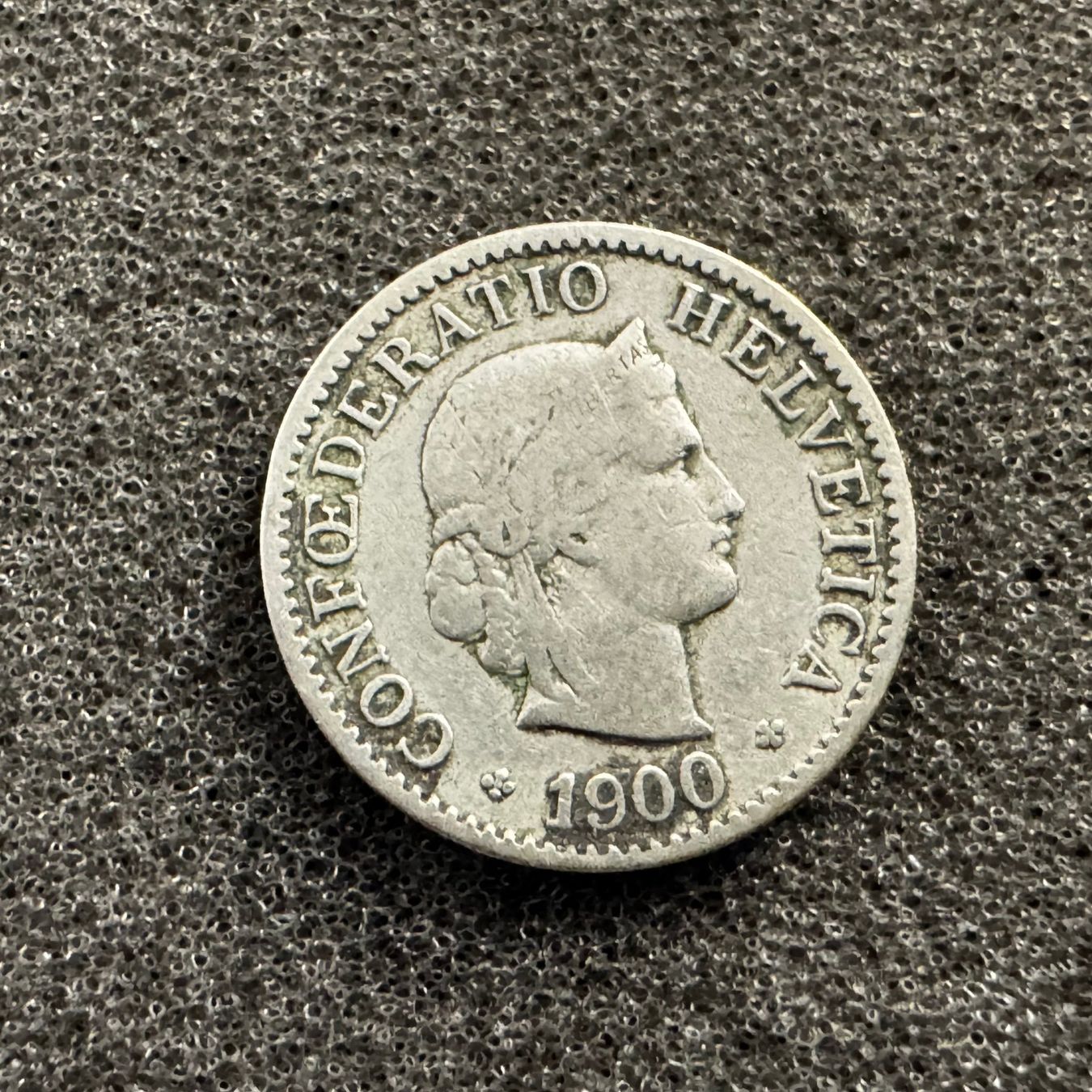 Tutti le monete: 5 Rappen Schweiz 1900 – Usato da Reitnau venduto da tb-muenzen