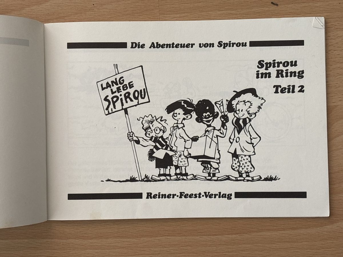 Fumetti: Spirou im Ring, Teil 2 – Usato da Zürich venduto da Masaiti 1