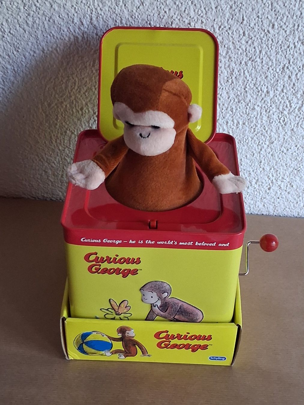 Giocattoli: Curious George.Musik Jack in Box. Neuwertig – Nuovo (secondo la descrizione) da Hagendorn venduto da siwasi3