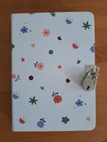 Neu! Tagebuch mit Schloss und Blümli-Muster