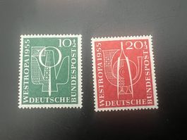 Deutsche Bundespost  1955 Mi. Nr. 217-18 *   (4925)