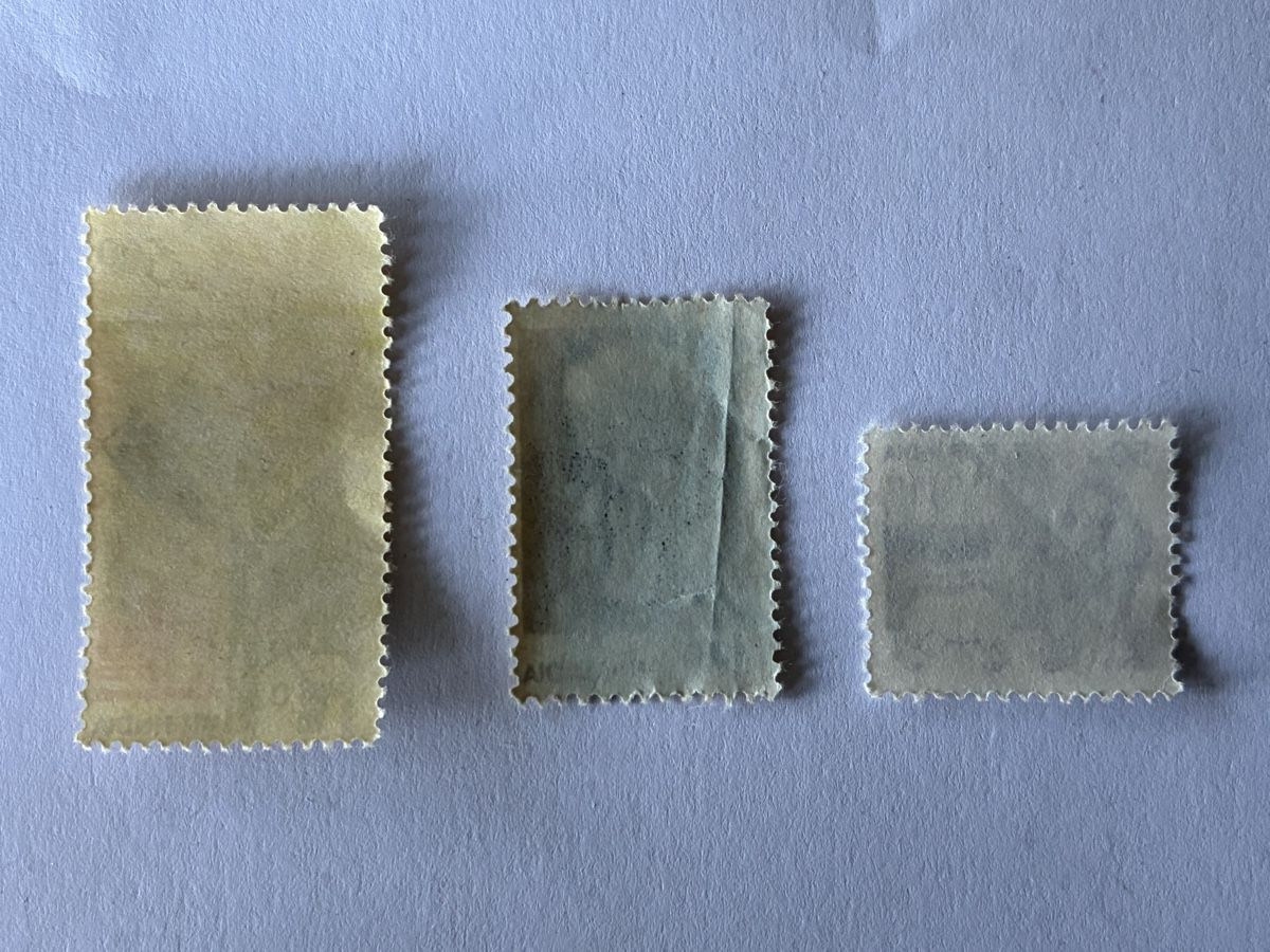 Tutti i francobolli: 3 Indische Briefmarken – Usato da Ebnat-Kappel venduto da ponyhales 1