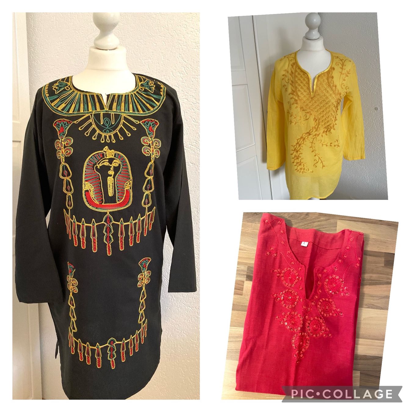 Desigual Tuniken: NEU Bluse | Tunika | Kaftan | Longbluse | Ethno Boho S/M – Neu und originalverpackt aus Zürich von MyFashion