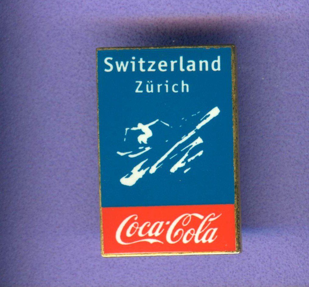 Coca-Cola Placchette & Badge: Coca Cola   Switzerland – Usato da Winterthur venduto da Sammleroase