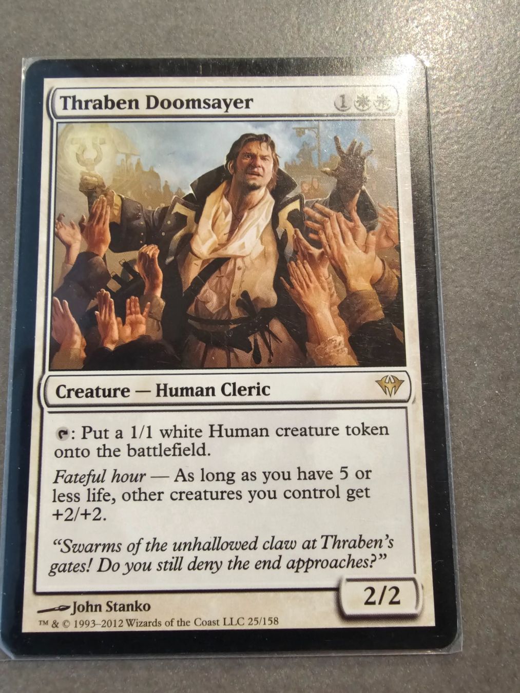 Magic The Gathering Carte collezionabili: Magic the Gathering: Thraben Doomsayer – Nuovo (secondo la descrizione) da Läufelfingen venduto da struuub92