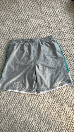 Nike Badehose Grau/Türkis, Grösse XL