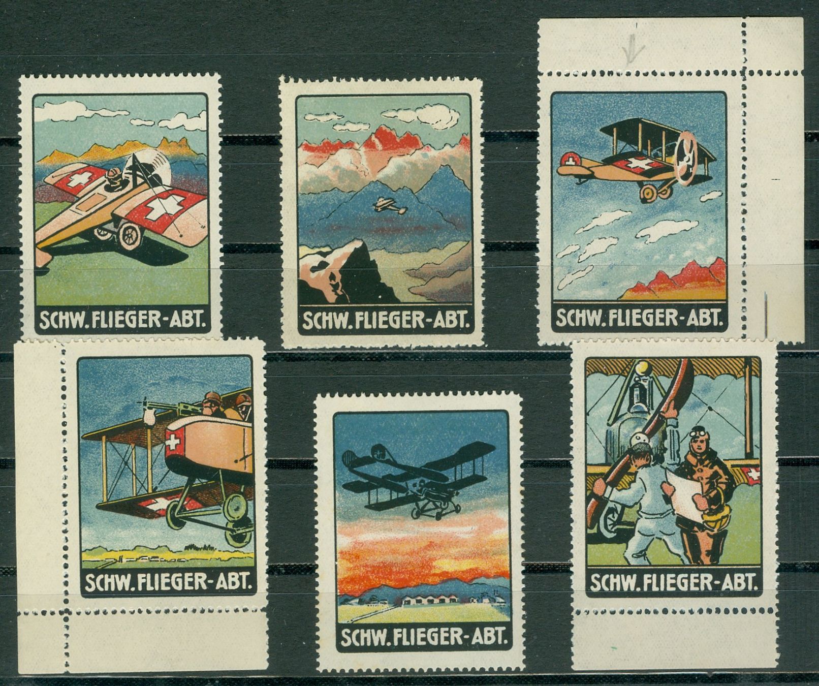 Tutti i francobolli: 1917 Schweiz Flugpost / SM 1 WK – Usato da Zürich venduto da yago-rot