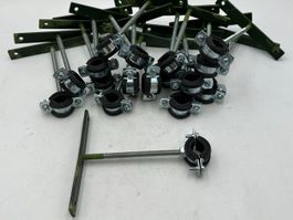 Rohrschellen 17x Halterungen Rohre Kabel Typ: BIS 2S 21-23