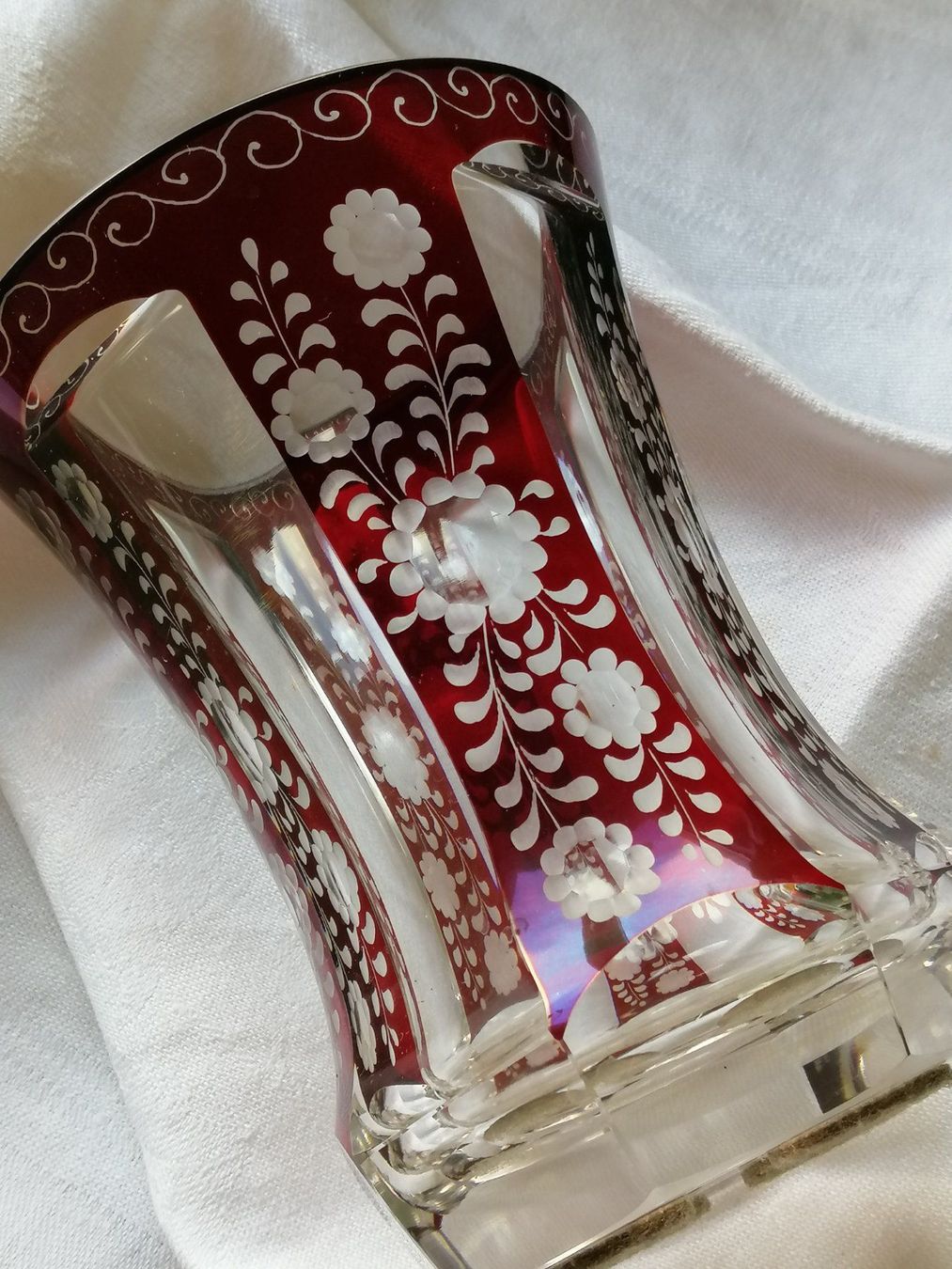 Gläser: Vintage Glas, Böhmen, schwer. – Gebraucht aus Rheinfelden von Cleopatra2000 4