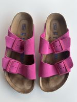 Birkenstock „Arizona“ fuchsia Wildleder Gr. 37