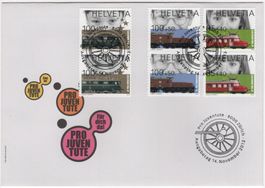 Pro Juventute Serie in Paaren aus MH auf illustriertem FDC