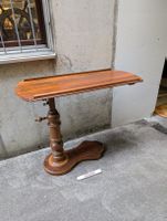 Antiker Lese-Steh-Tisch aus Holz, höhenverstell- und kippbar