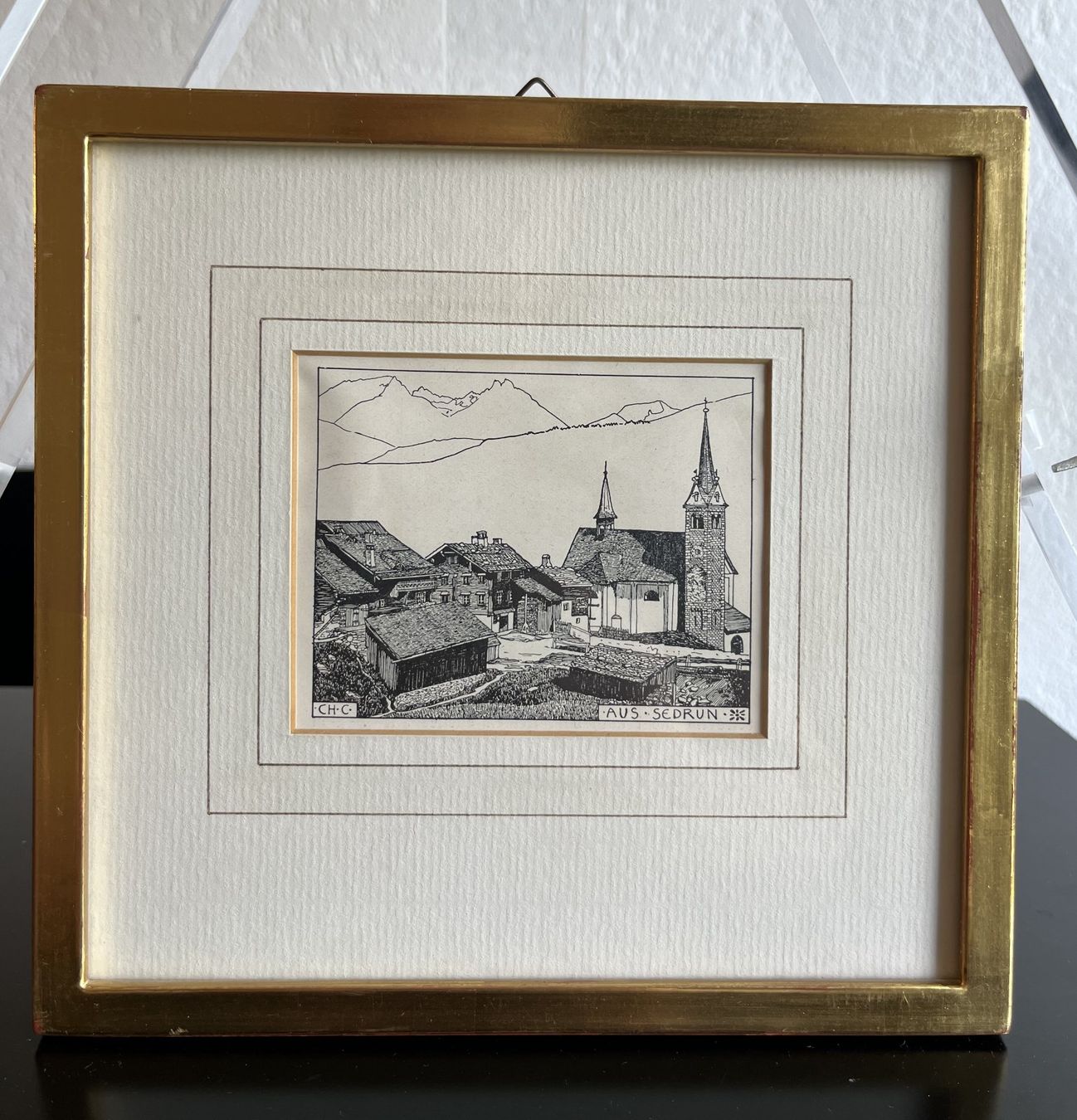 Stiche: "SEDRUN" - Surselva/Graubünden – Neu (gemäss Beschreibung) aus Schübelbach von artandstyle