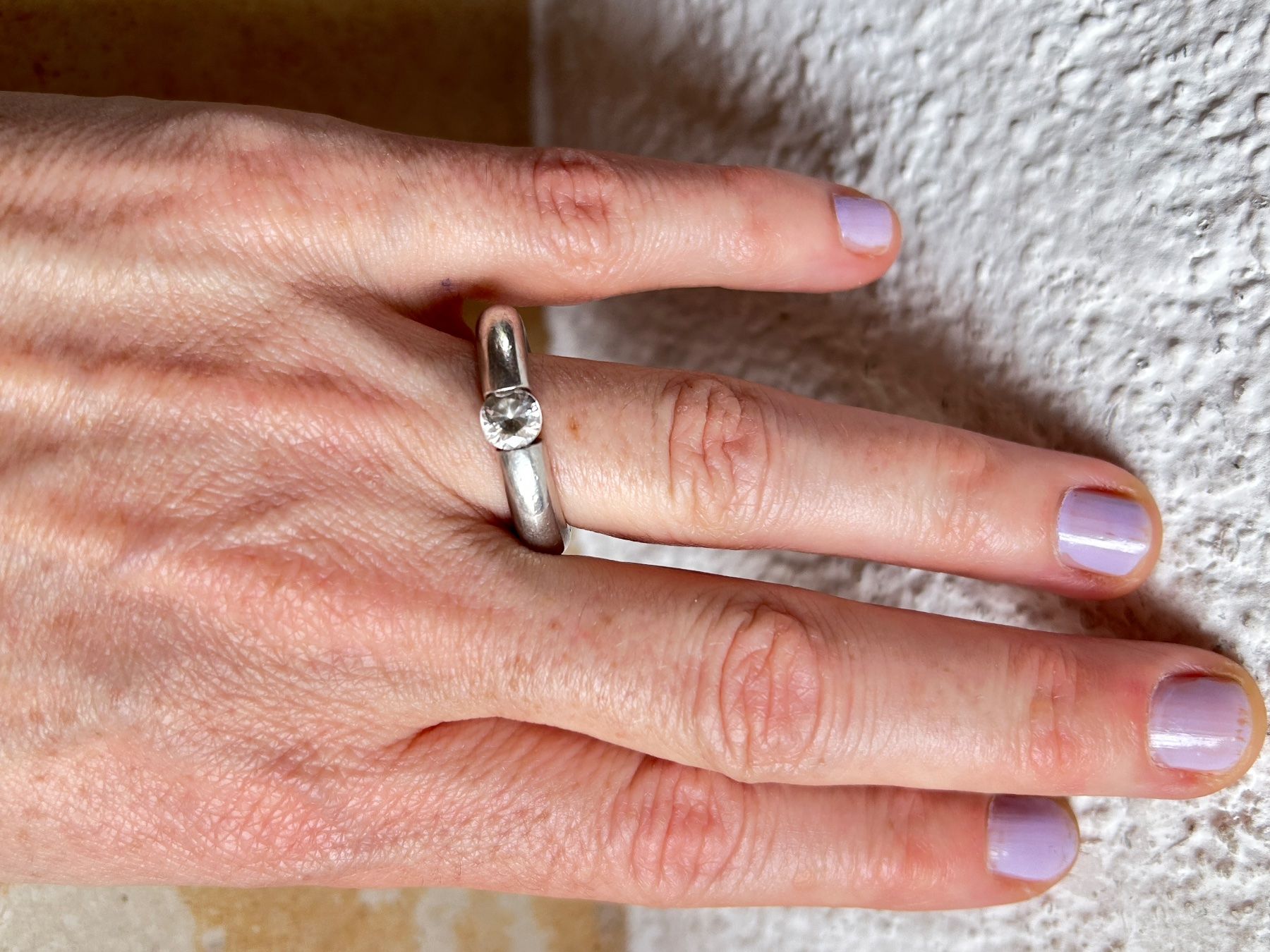 Ringe: DESIGNERRING UNI SCHLICHT (Grösse 54) – Gebraucht aus Laufen von Bellebellezza 7