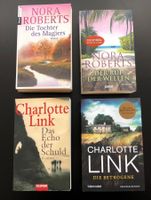 Charlotte Link / Nora Roberts / 4 Taschenbücher
