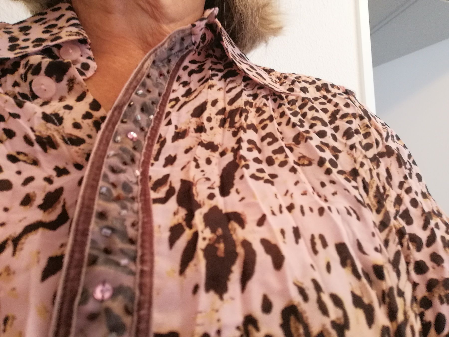 Camicette: Bluse mit Leopardenmuster, Grösse M – Usato da Fehraltorf venduto da Fernweh01 3