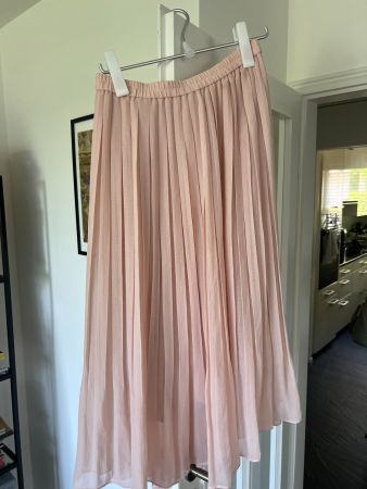 UNIQLO rosa Midi-Rock