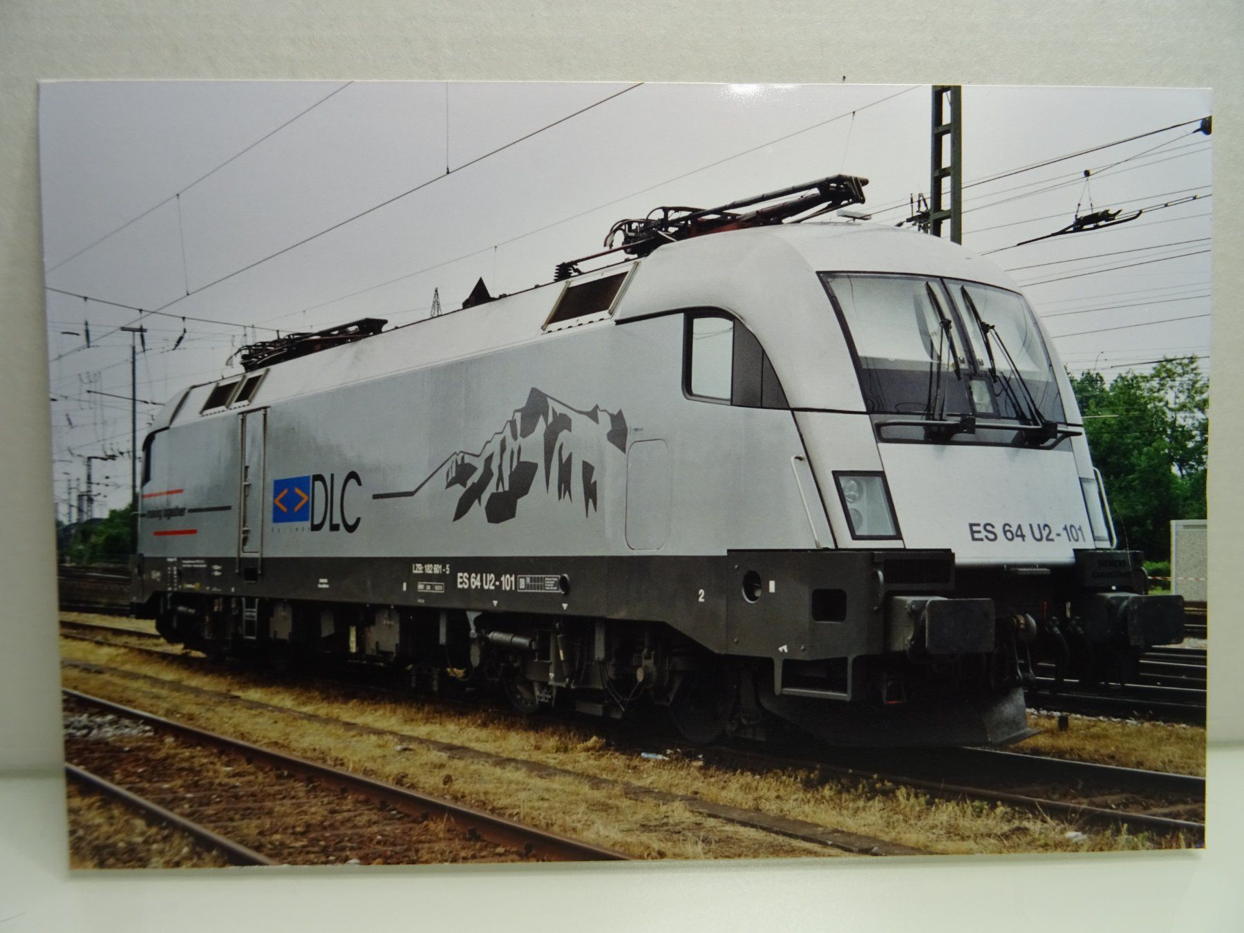 Ansichtskarten: Foto SBB HUPAC ES 64 U2-101DLC Basel RBL 9.6.2004 – Neu (gemäss Beschreibung) aus Teufen AR von Brandan2171