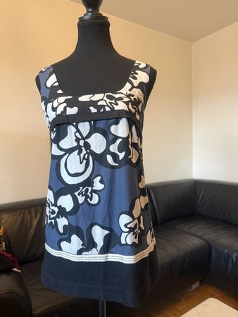 Top S Max Mara fleuri – Coton & lin