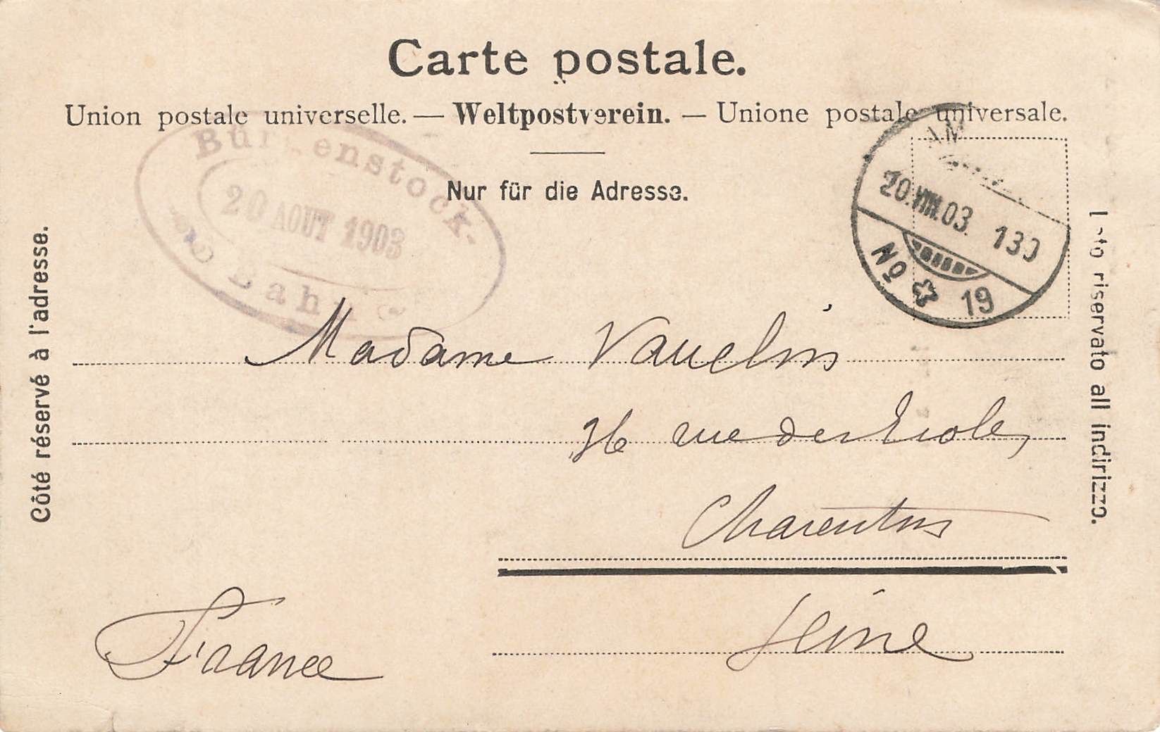 Cartoline postali: Bürgenstoktahn bahn Ennetbürgen – Usato da Biasca venduto da Blenio71 1
