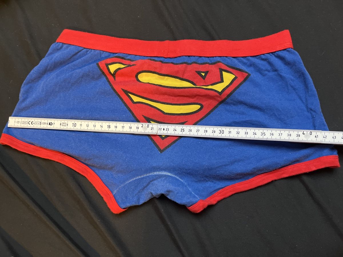 Biancheria intima: Superman Unterhose Gr. S/M blau rot – Usato da Kaisten venduto da Wavechip 3