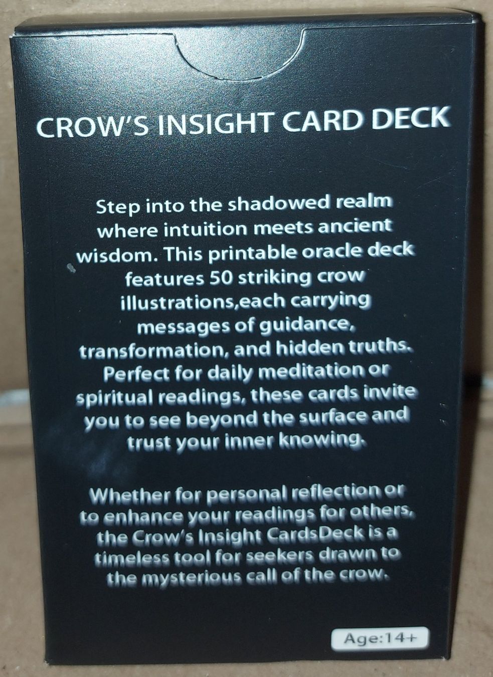 Spiele: Jeu de cartes Oracle "Crows Insight",Anglais, Neuf – Neu und originalverpackt aus Ecublens VD von Magic_Island 1