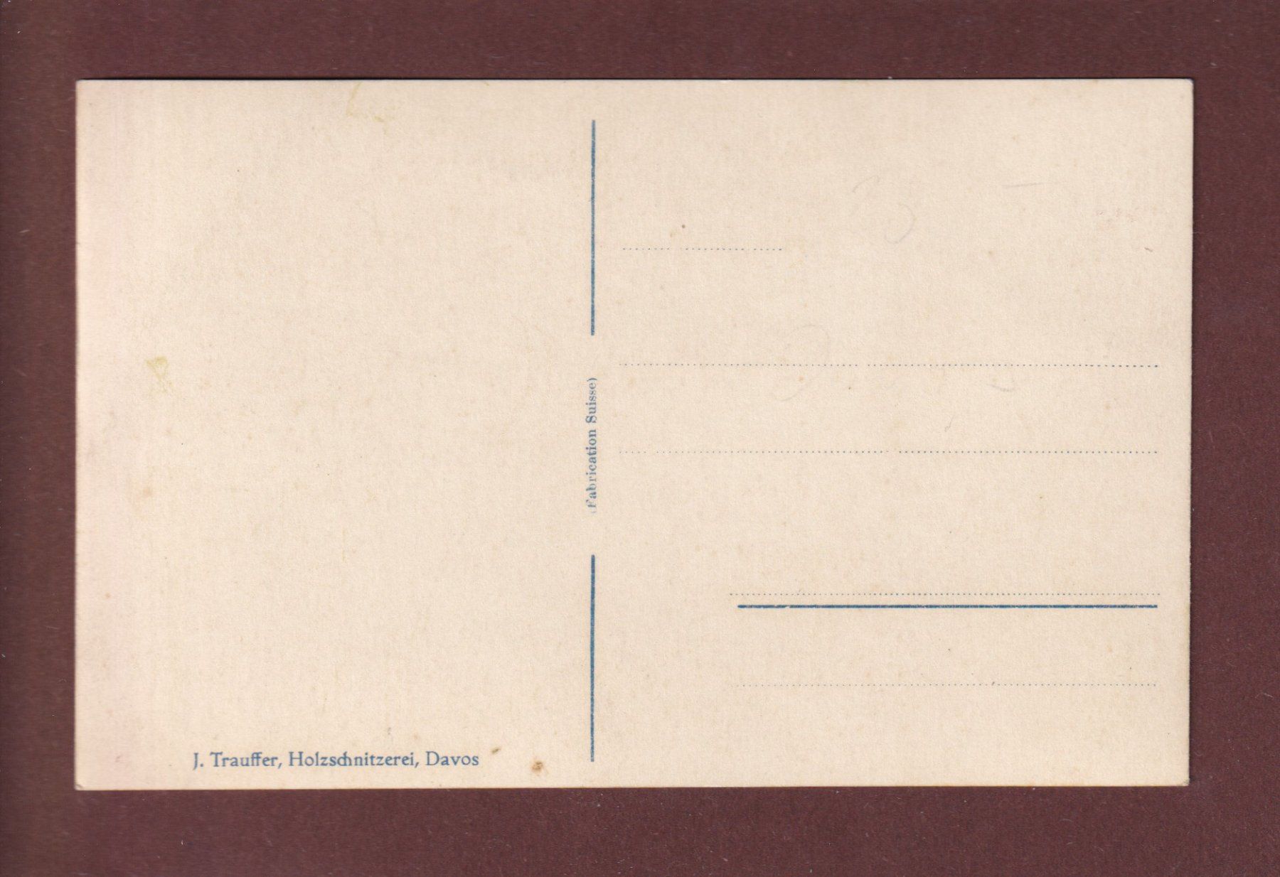 Cartes postales: DAVOS - Sertigtal - Kutsche – D'occasion à Pully par nicecards 1