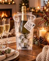 Transparenter Ice Bag Flaschenkühler – Party & Champagner