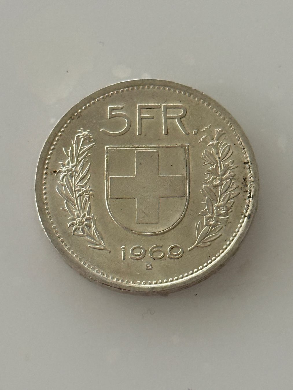 Toutes les monnaies: 5 Franken 1969  Silber – D'occasion à Wallisellen par SWISS_SILVER1 1