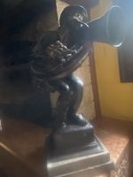 Grande statue en bronze signée : usignolo de Achille d’ Orsi