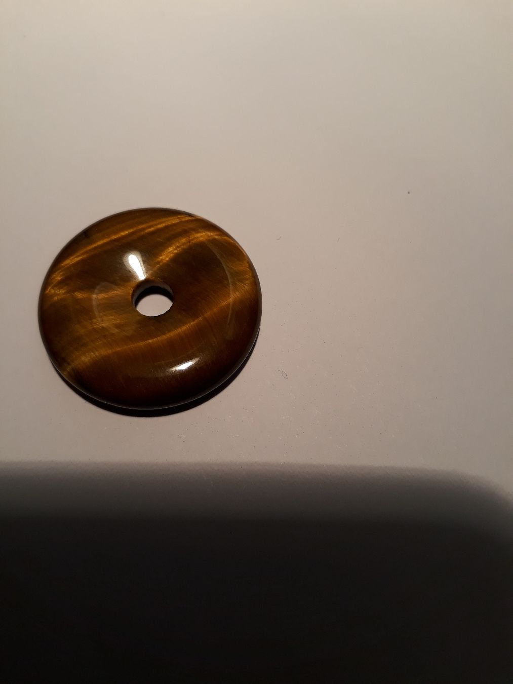 Minerali & Pietre curative: Tigerauge Pi-Ring oder Donut – Nuovo e nell'imballaggio originale da Zürich venduto da Gillheri 4