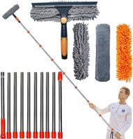 Fensterreiniger Set Teleskopstange 6m Reichweite 2-in-1