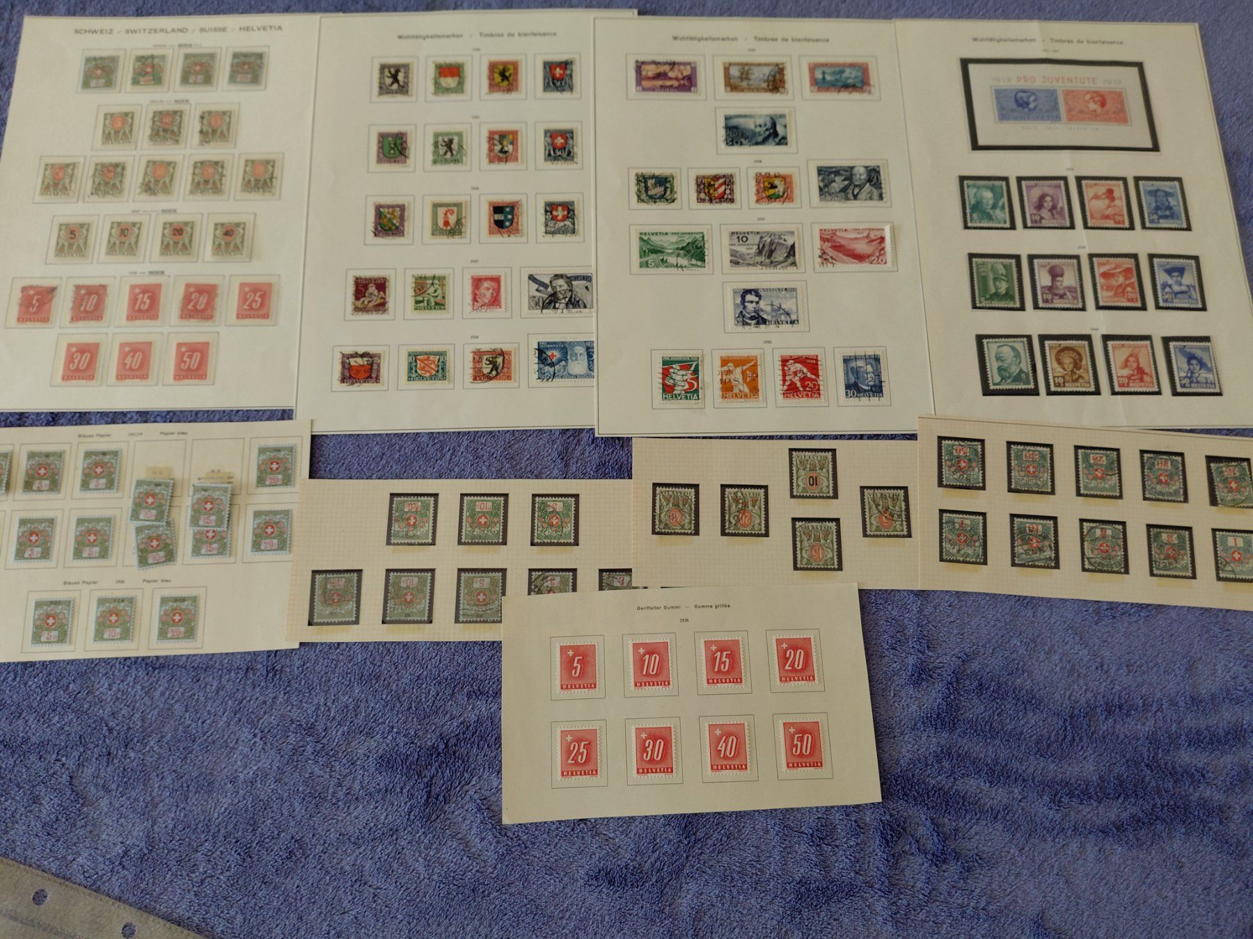 Alle Briefmarken: Tolles Set CH – Gebraucht aus Horw von Onurb008