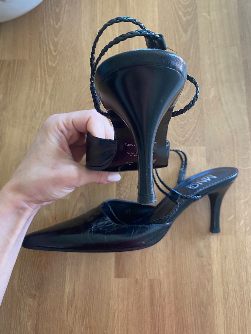 Mango Scarpe da donna: Mules à talon/ chaussures cuir – Usato da pont-la-ville venduto da dia_tt5h 2