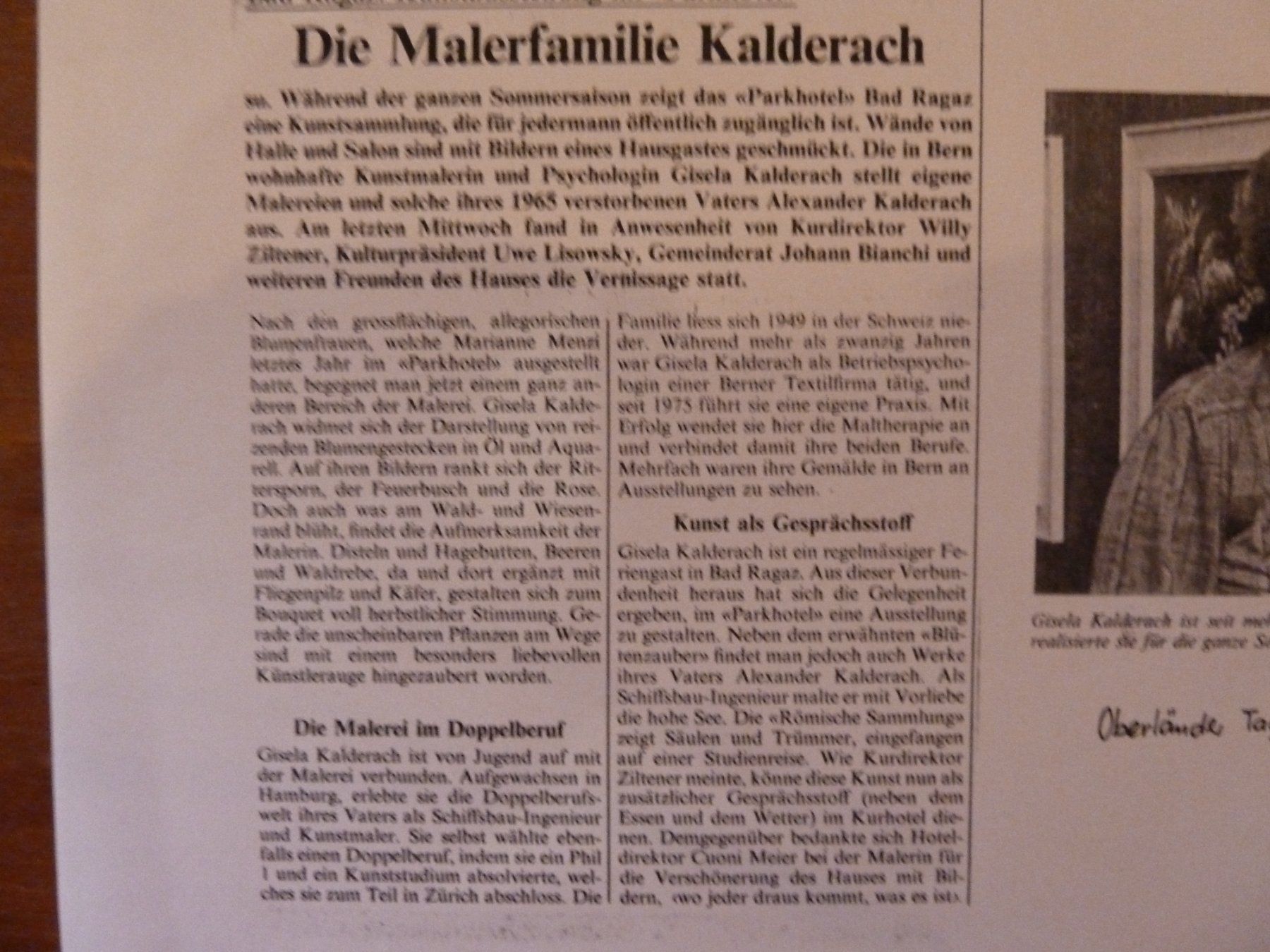 Gemälde: 2 Gemälde, Gisela Kalderach – Gebraucht aus Bure von 1319 7