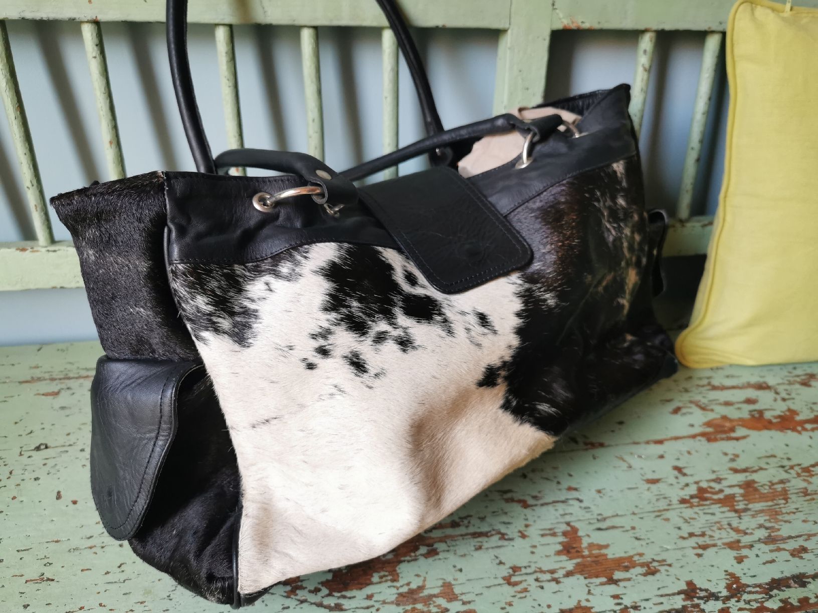 Borse da donna: Originelle Kuhfelltasche echt Leder, Boutique – Usato da Berneck venduto da nerina49 2